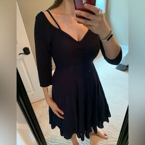 Anthropologie Maeve Navy Dress